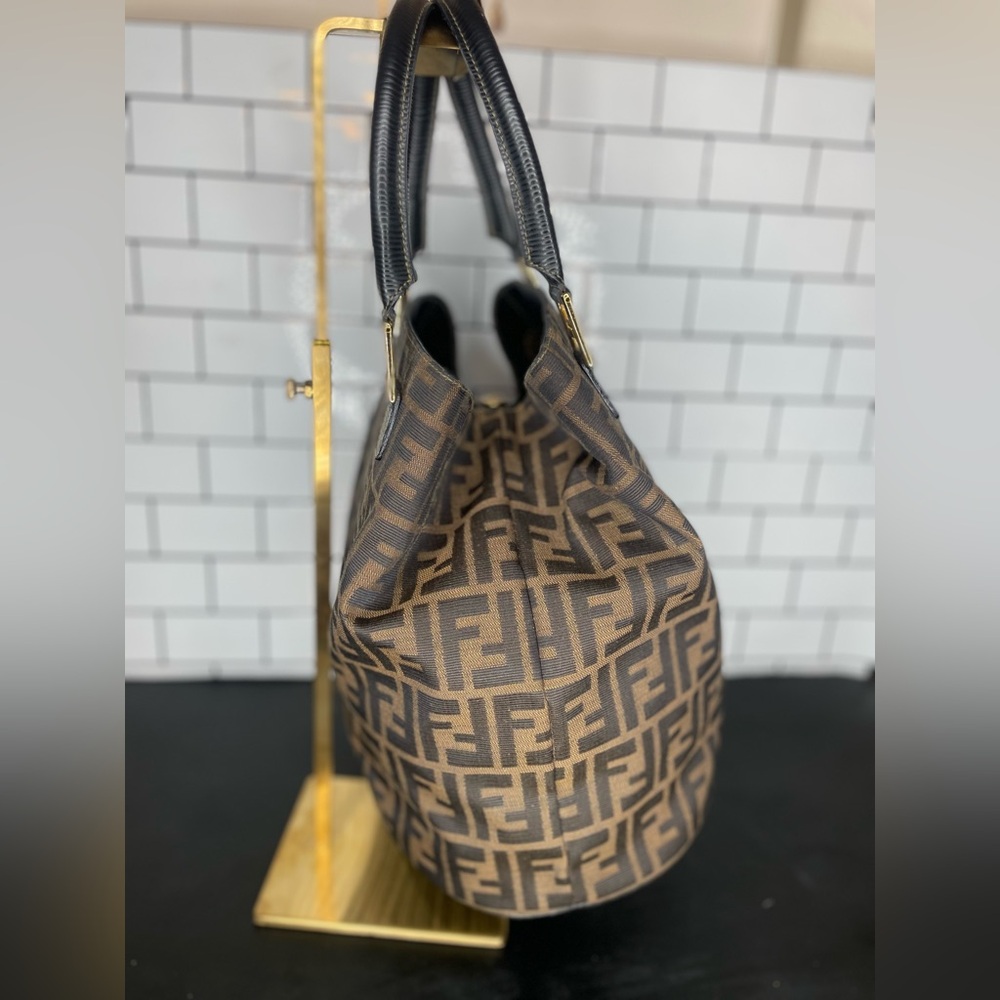 Authentic Vintage Fendi Zuca Bucket Bag - Picture 3 of 6